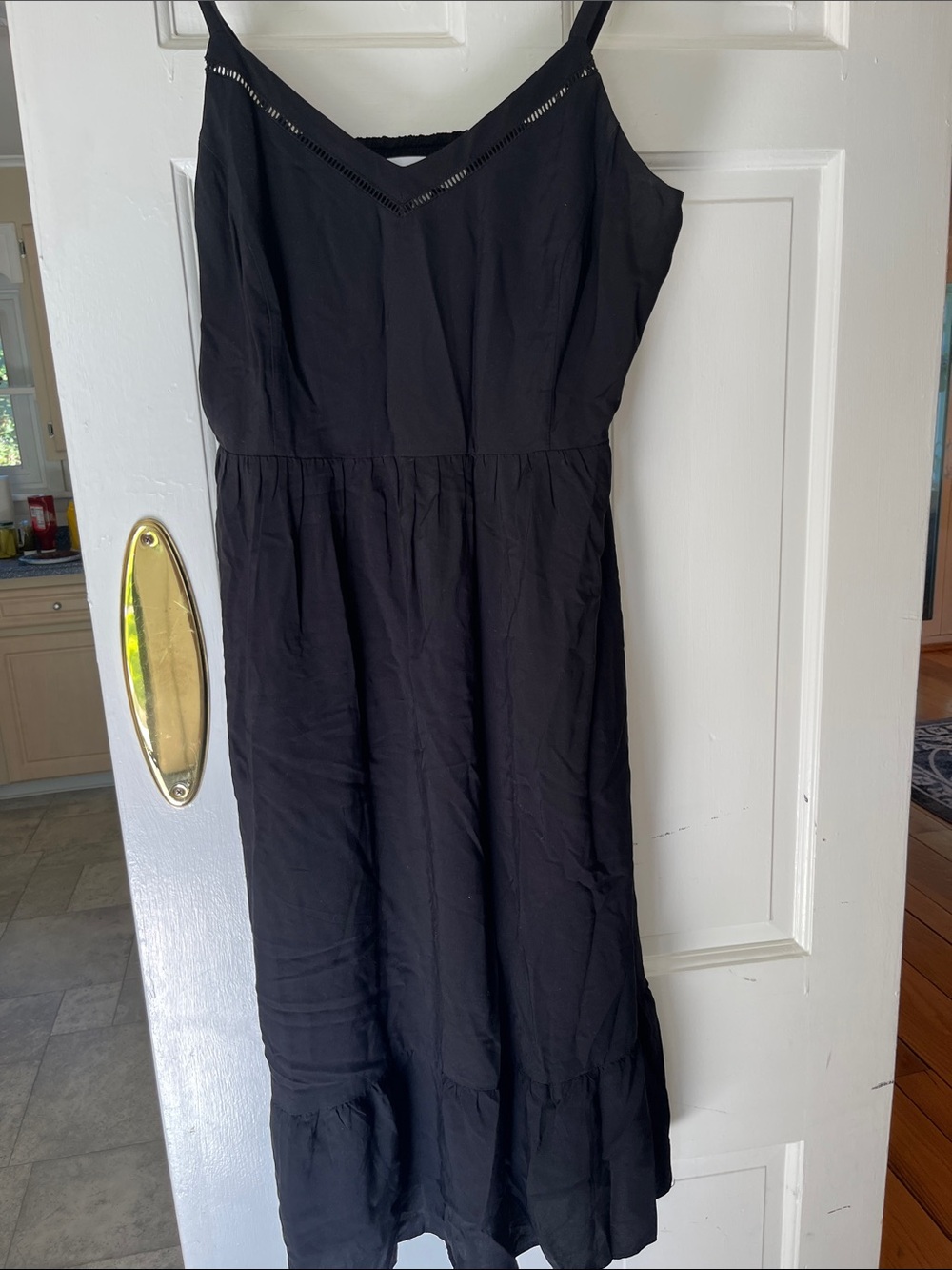 Old Navy Classic Black Spaghetti-Strap Maxi Dress